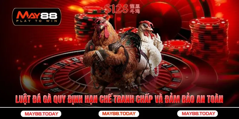 Luật đá gà được quy định để hạn chế tranh chấp và đảm bảo an toàn